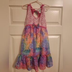 Flowy, girl's summer dress, size 8, Jona Michelle